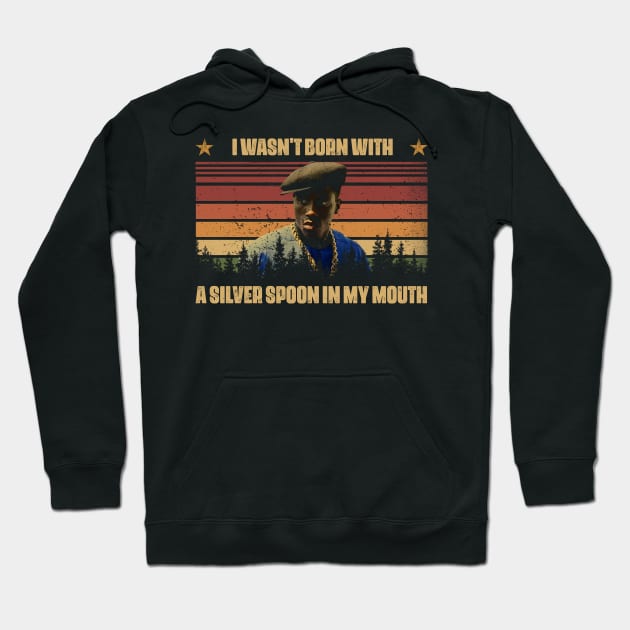 Retro A Silver Spoon In My Mouth Hoodie by Black Demon Bear